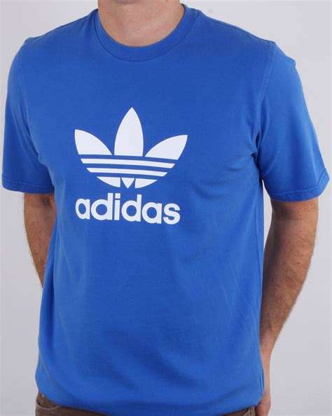 mens blue adidas original trefoil t shirt xxxl|adidas Originals Men's Trefoil T.